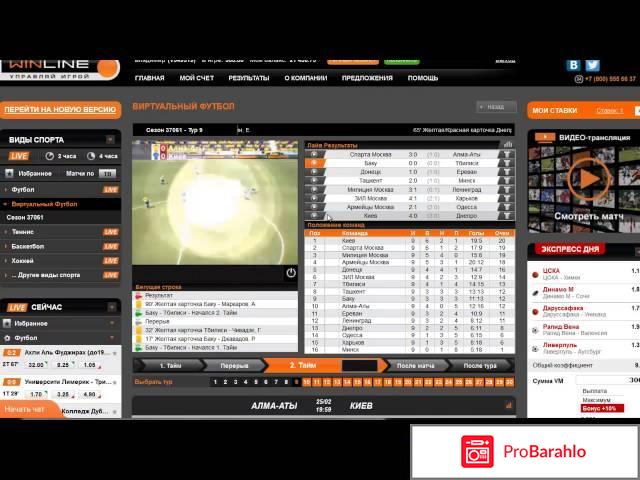 Отзывы винлайн букмекерская контора обман