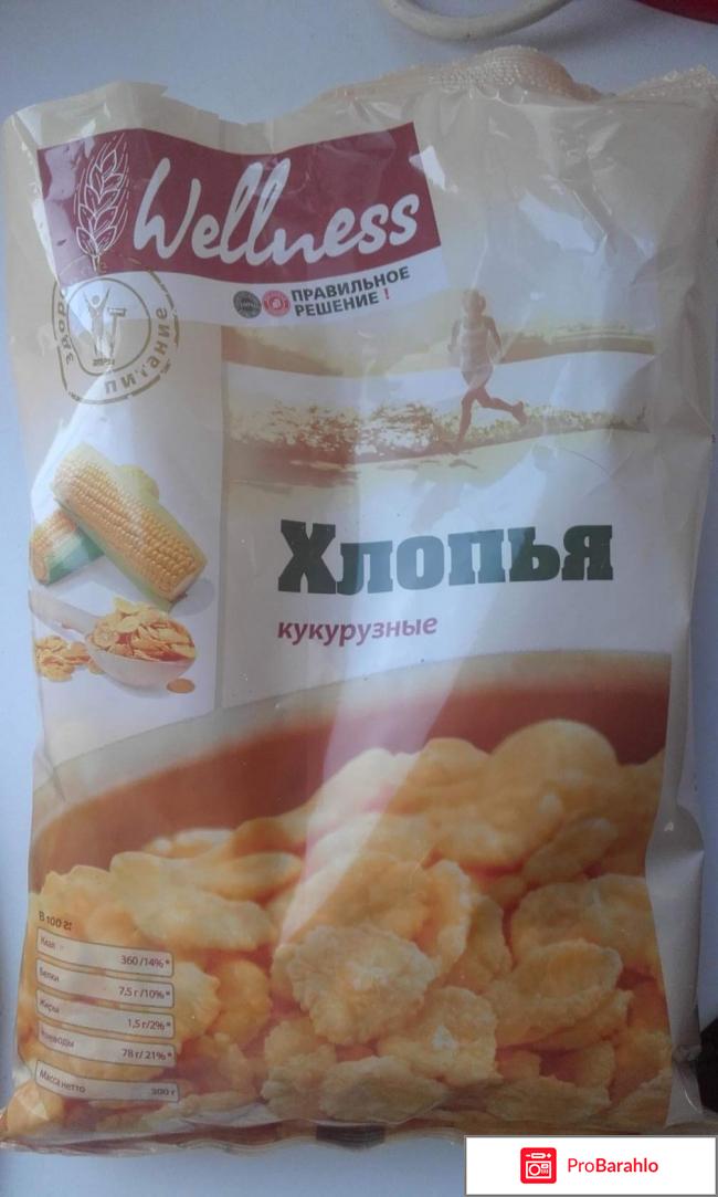 Кукурузные хлопья Wellness 