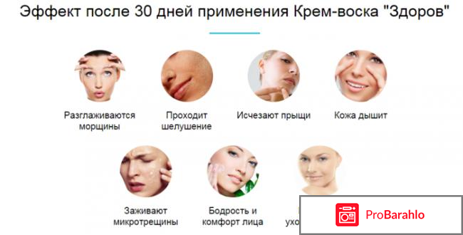 Крем воск здоров от морщин реальные отзывы