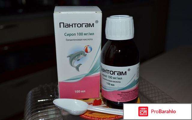 Пантогам для новорожденных сироп 