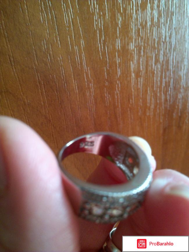 Кольцо из стерлингового серебра с цирконием Алиэкспресс фото