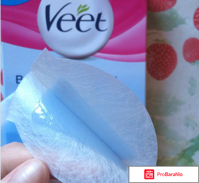 Восковые полоски VEET Easy-GelWax для чувствительной кожи обман