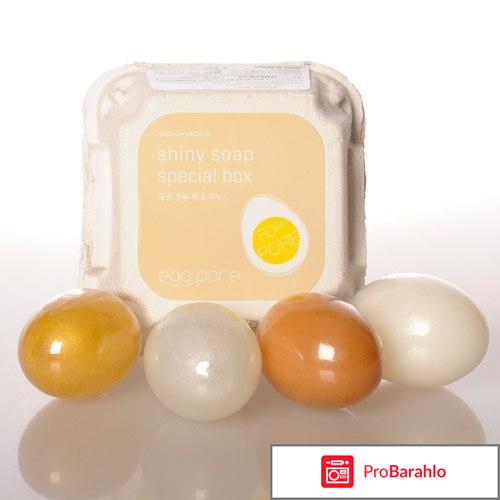 Мыло Мыло Egg Pore Shiny Skin Soap Special Box Tony Moly 