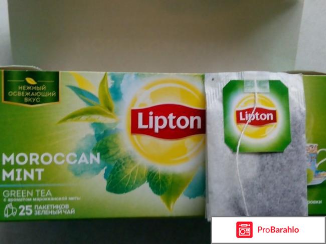 Чай зеленый Lipton Moroccan Mint 