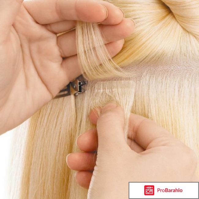 Наращивание волос ленточное 