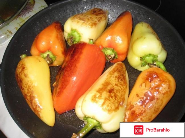 Жареный перец с чесноком