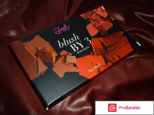 Румяна Blush by 3 in Pumpkin Sleek MakeUP отрицательные отзывы