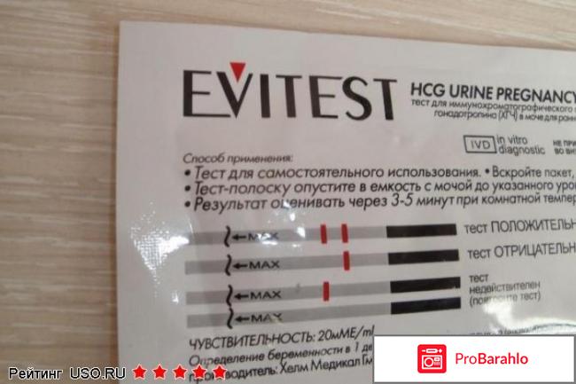 Тест на беременность вера чувствительность отрицательные отзывы
