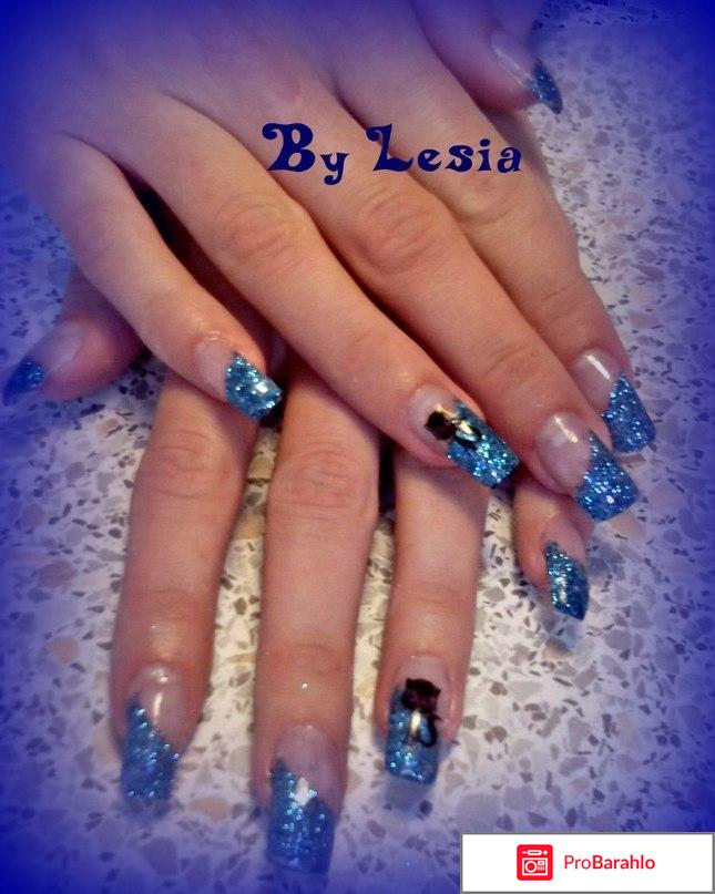 Блестки на ногтях