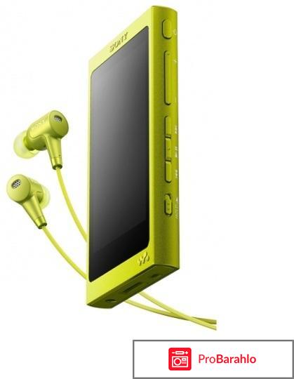 Плеер Sony NW-A37HN (желтый) отрицательные отзывы