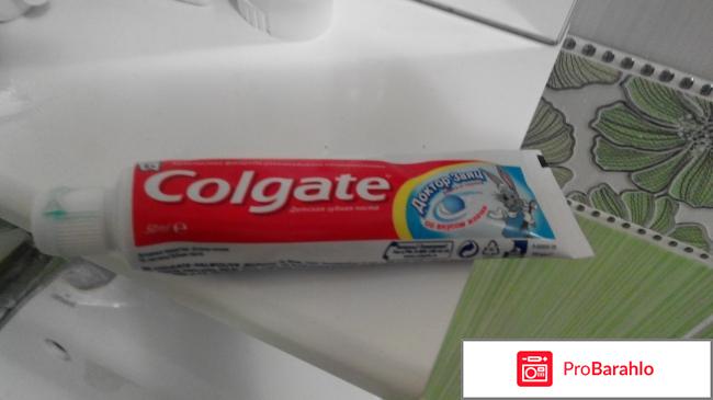 Детская зубная паста Colgate Доктор заяц со вкусом жвачки отрицательные отзывы