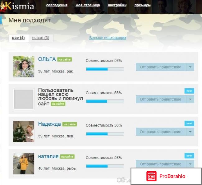 Kismia сайт знакомств отзывы отрицательные отзывы