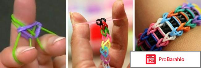 Плетение из резиночек на пальцах 