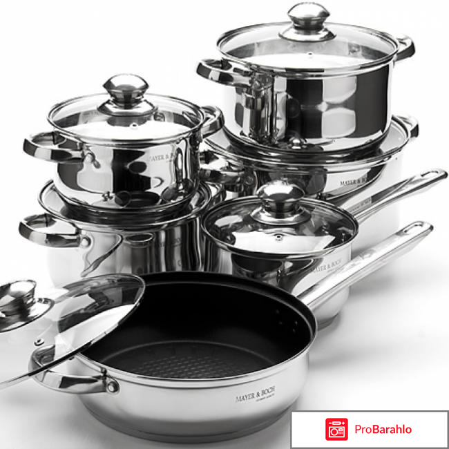 Набор кастрюль Mayer&Boch MB-3835 отрицательные отзывы