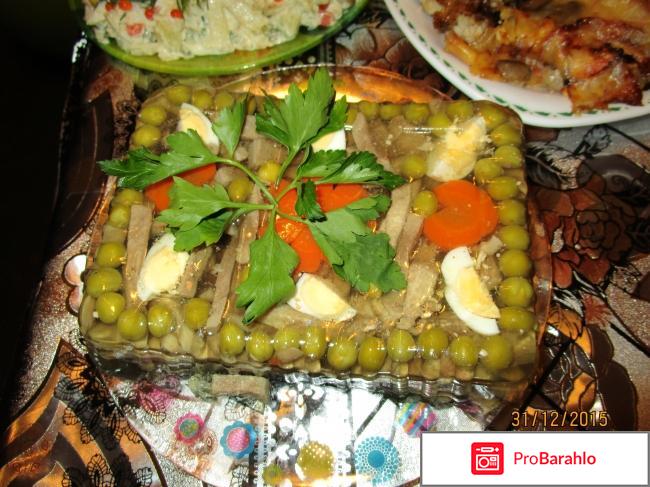 Заливное из языка 