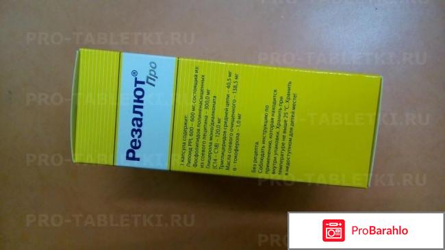 Резалют про инструкция по применению цена отзывы 