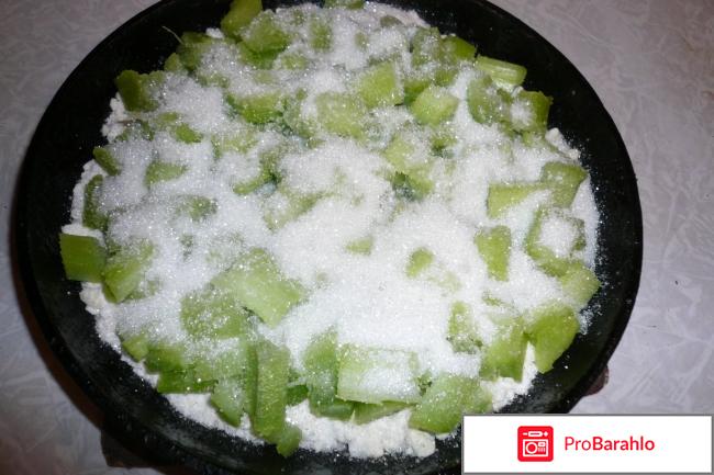 Песочный пирог с ревенем обман