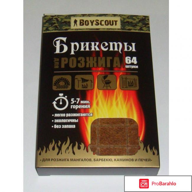 Брикеты для розжига BOYSCOUT 61115 