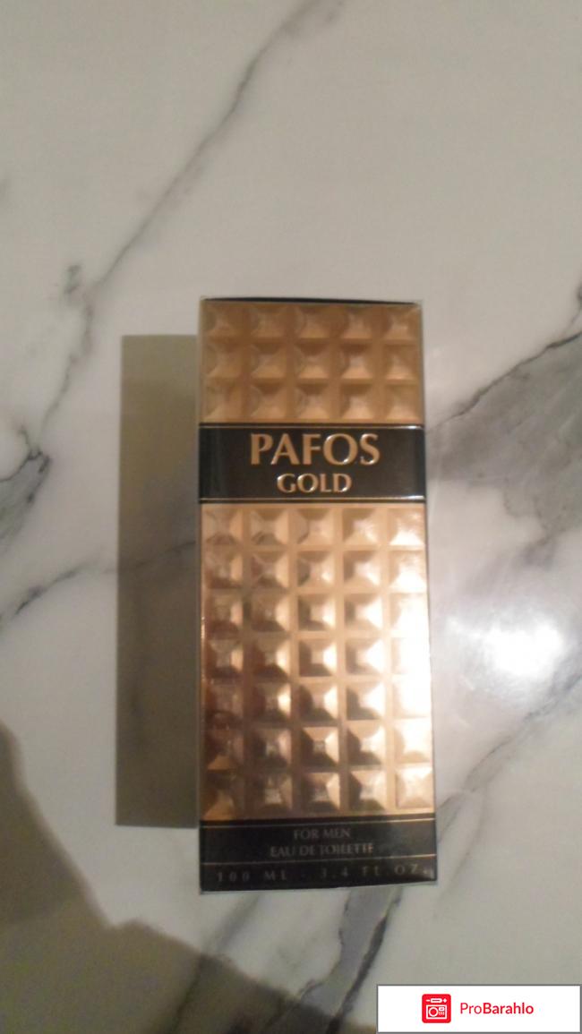 Pafos Gold for men eau de toilette. 