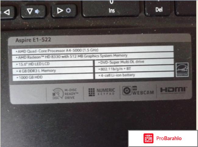 Ноутбук Acer Aspire E1-522 отрицательные отзывы