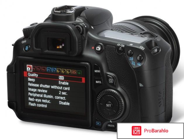Canon 60D (EOS) отрицательные отзывы