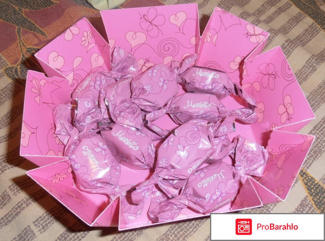 Шоколадные конфеты Merletto с карамелью и воздушным рисом 