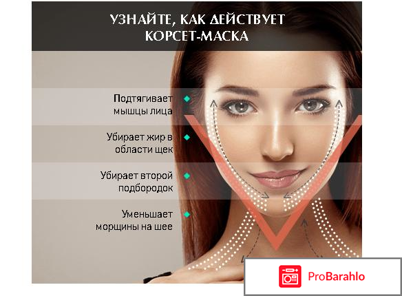 EXTRA V-LINE корсет-маска для лица обман