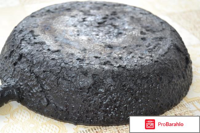 Как очистить старую  сковороду отрицательные отзывы