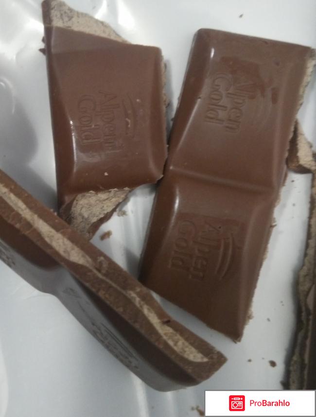 Шоколад Alpen Gold капучино реальные отзывы