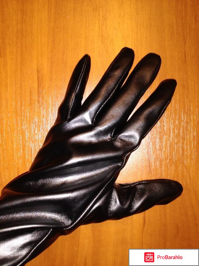 Длинные женские перчатки OLN фото