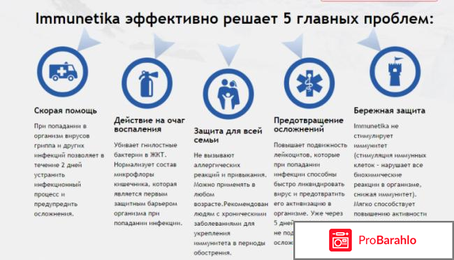 IMMUNETIKA отзывы владельцев