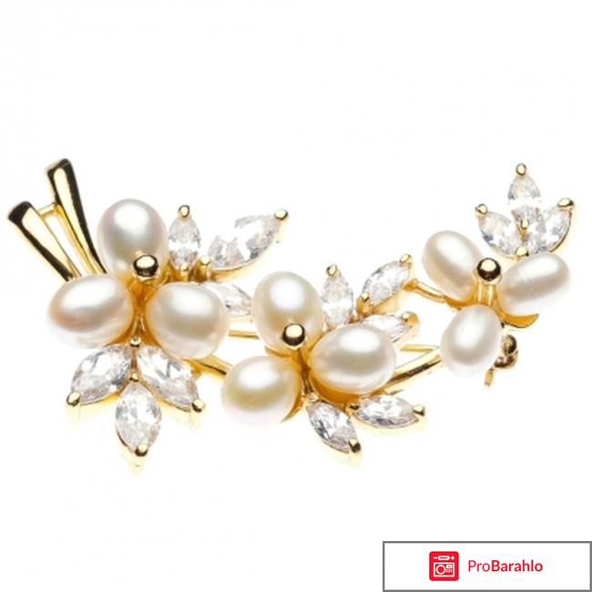 Брошь с камнями 