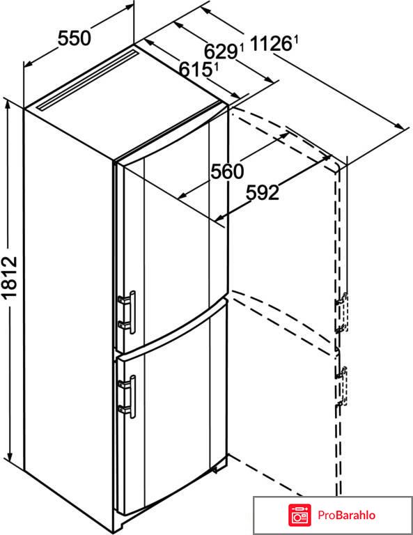 Двухкамерный холодильник Liebherr CUef 2811 отрицательные отзывы