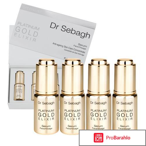Антивозрастной уход Сыворотка Platinium Gold Elixir Dr Sebagh 