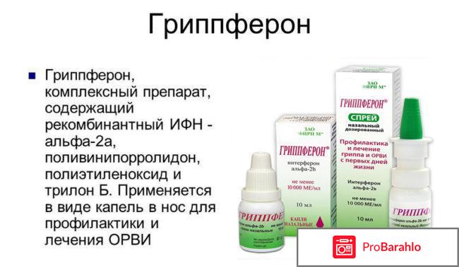 Гриппферон инструкция по применению обман