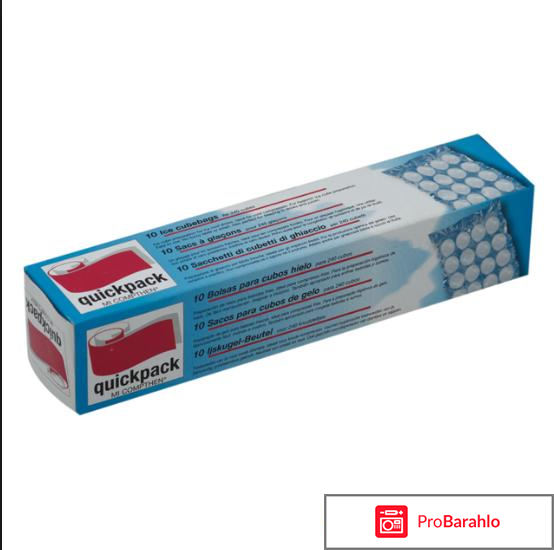 Как залить воду в пакеты для льда квикпак