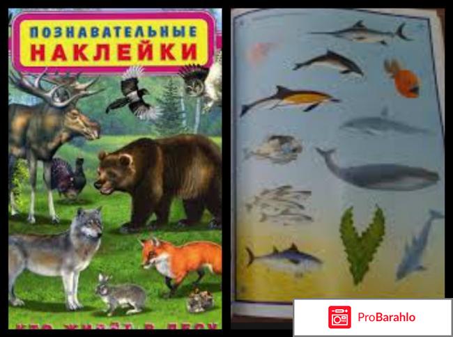 Книга  Кто живет в океане. Познавательные наклейки отрицательные отзывы