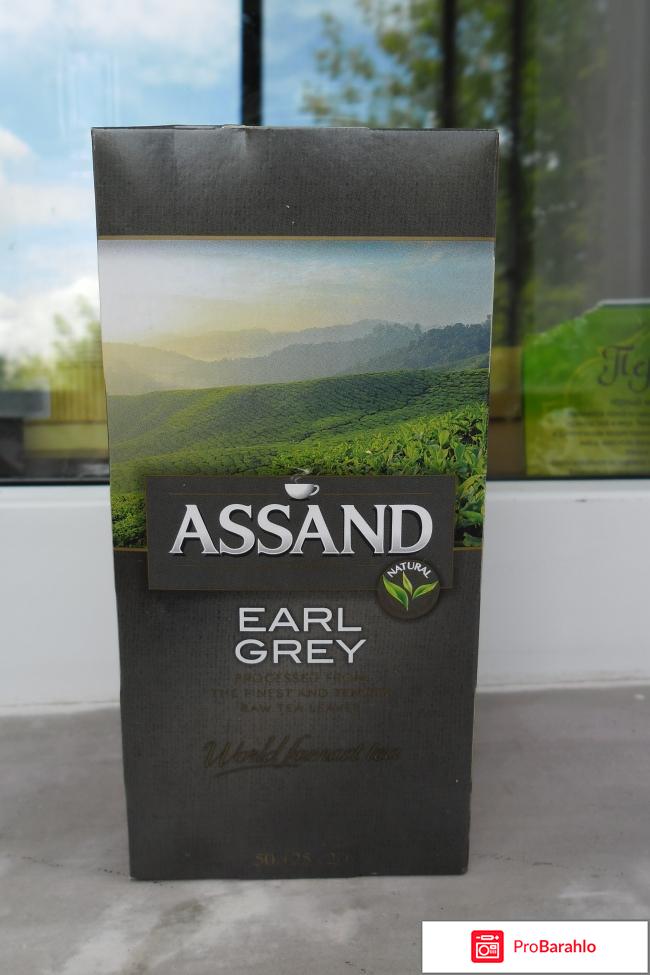 Черный чай в пакетиках Assand Earl Grey 