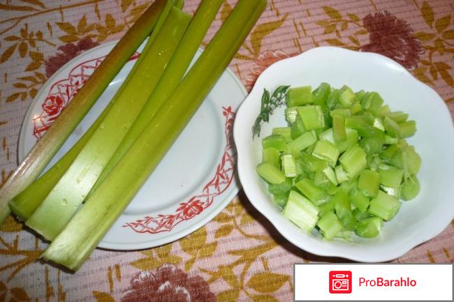 Песочный пирог с ревенем 