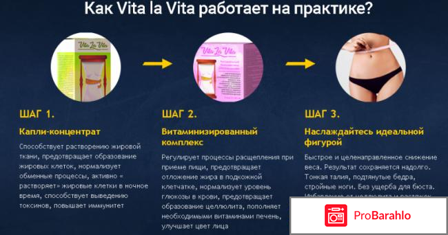 Vita la Vita комплекс для похудения реальные отзывы