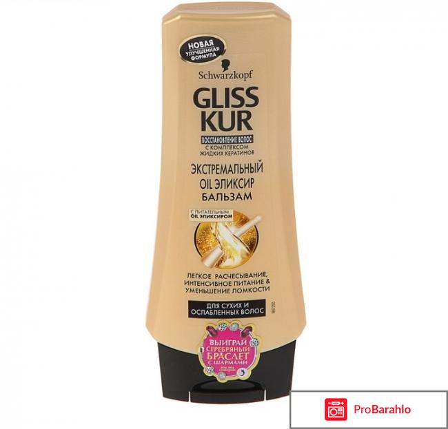 Кондиционер для волос Gliss Kur с жидким кератином отрицательные отзывы