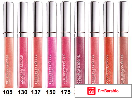 Блеск для губ maybelline color sensational реальные отзывы