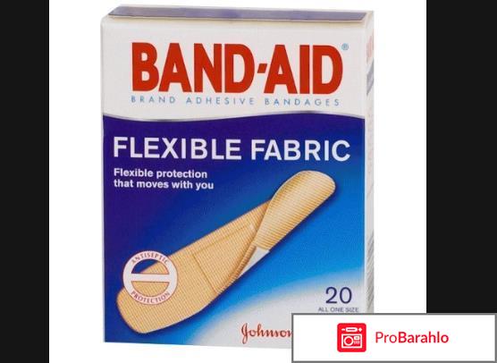 BAND-AID Пластырь Антисептический Эластичный 20шт обман