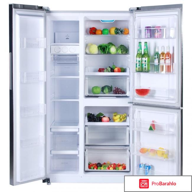 Холодильник Side by Side Ginzzu NFK-455 нерж сталь отрицательные отзывы