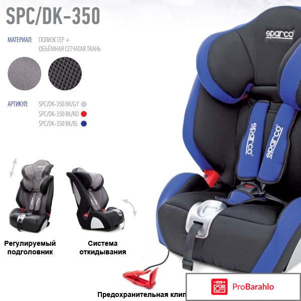 Автокресло SPARCO F 1000 K отрицательные отзывы