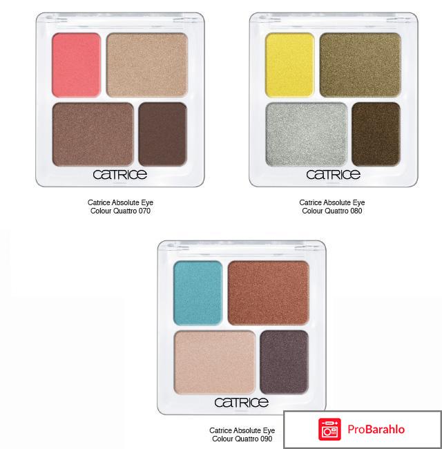 Тени для век Absolute Eye Colour Quattro Catrice обман