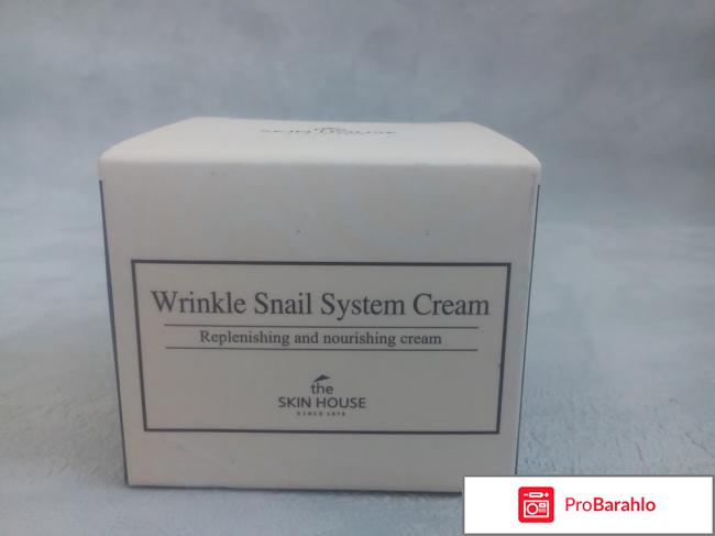 Крем для проблемной кожи THE SKIN HOUSE Wrinkle Snail System Cream 