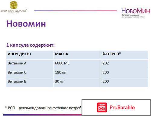 Новомин отзывы врачей обман