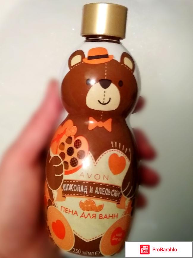 Пена для ванн Avon Шоколад и апельсин 