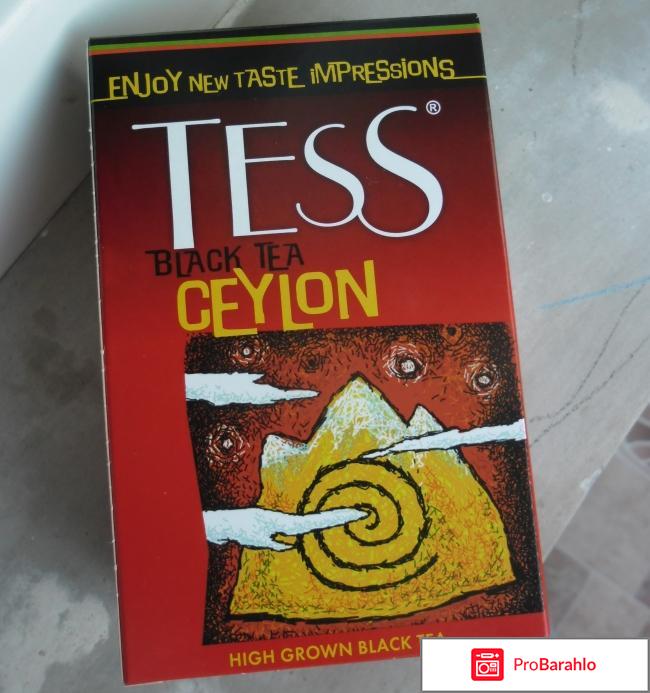 Черный листовой чай Tess 